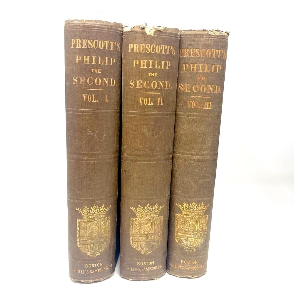 HISTORY OF THE REIGN OF PHILIP THE SECOND, KING OF SPAIN 3 VOLUME SET